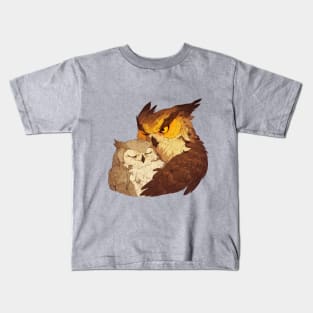 Owl Bear Family Kids T-Shirt